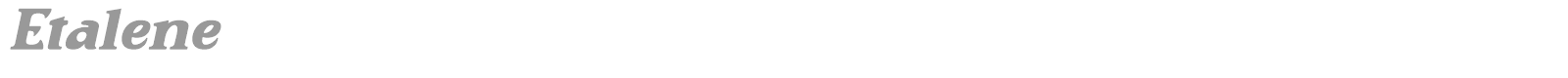 Etalene font preview